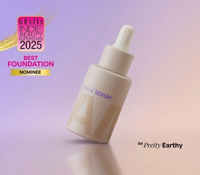 ALT+K Beauty Tinted Serum in Pretty Earthy shade with Grazia Indie Beauty Superstars 2025 Best Foundation nominee badge