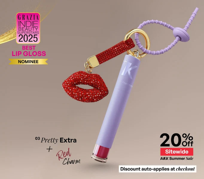ALT+K Beauty Colour Intense Lip Gloss in Pretty Extra with Red Charm and 20% off ALT+K Summer Sale offer