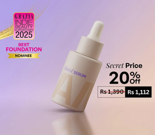 ALT+K Tinted Serum Foundation, showing 20% off price, nominee for Best Foundation 2025
