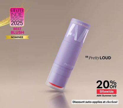 ALT+K Beauty Multipurpose Colour Stick for lips, cheeks and eyes in Pretty Loud with 20% off ALT+K Summer Sale offer