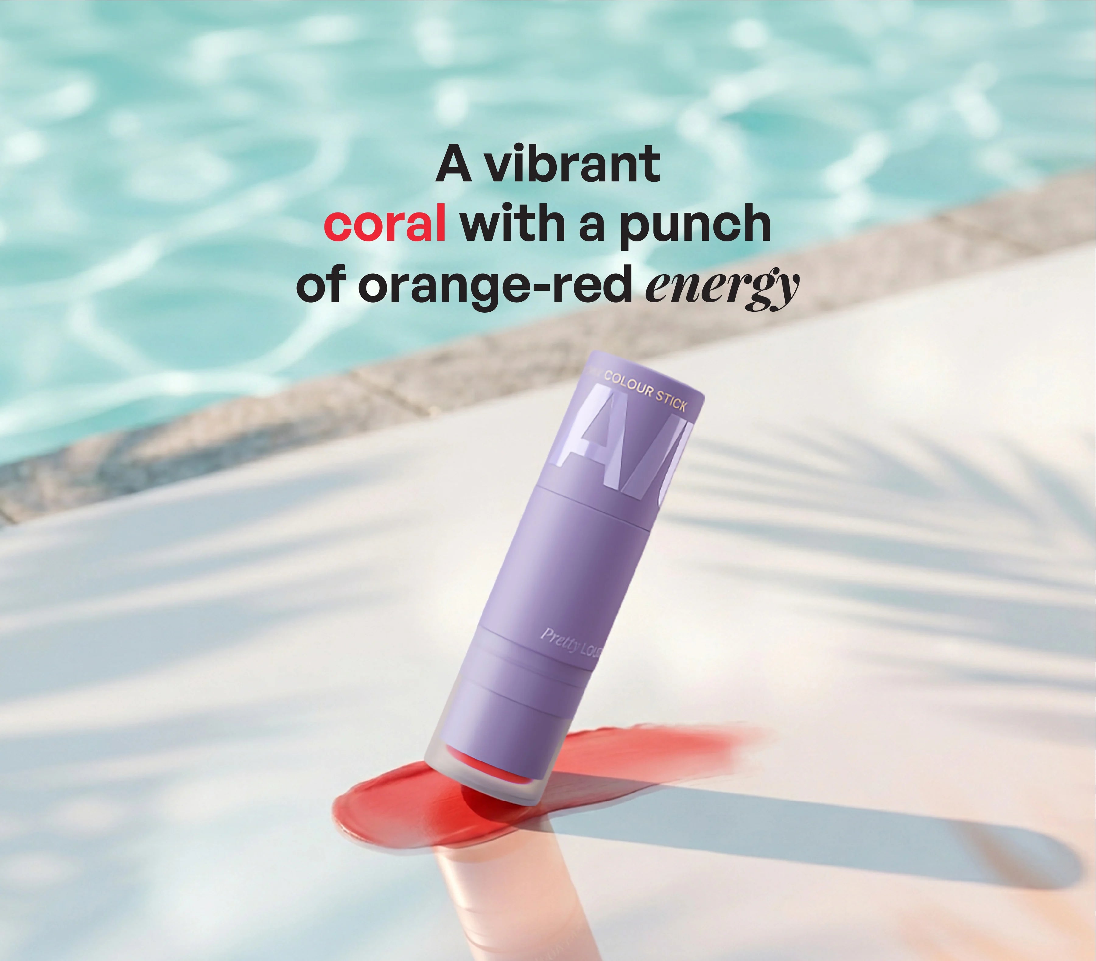 Multipurpose color stick pretty loud shade